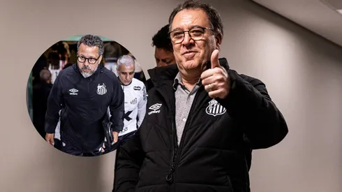 Cleber Xavier e Marcelo Teixeira - Fotos: Raul Baretta/Santos FC