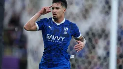 Marcos Leonardo faz seu primeiro gol no Mundial. Foto: Yasser Bakhsh/Getty Images)