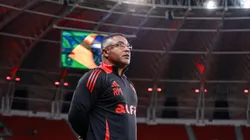 Roger Machado técnico do Internacional durante partida contra o Maracanã no estadio Beira-Rio pelo campeonato. Foto: Maxi Franzoi/AGIF