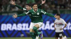 Vitor Roque em ação no Palmeiras