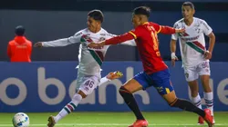 Jogadores do Fluminense durante a partida do grupo F da CONMEBOL Copa Sul-Americana contra o Union Espanola - Foto: Marcelo Hernandez/Getty Images
