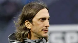 Zubeldía durante partida do SPFC contra o Palestra