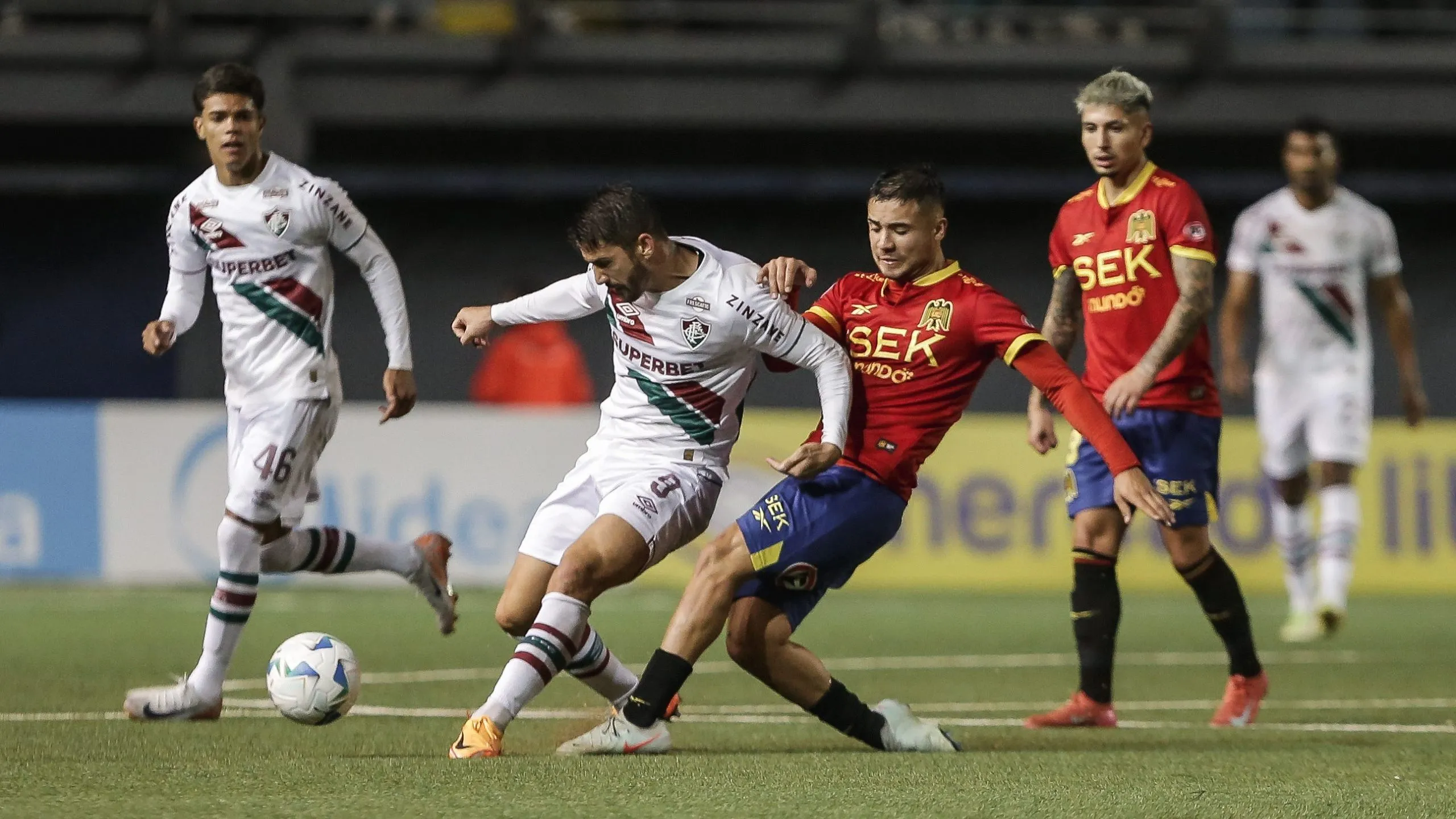 Fluminense x Unión Española se enfrentam pela Copa Sul-Americana 2025.

FOTO: LUCAS MERÇON / FLUMINENSE F.C.