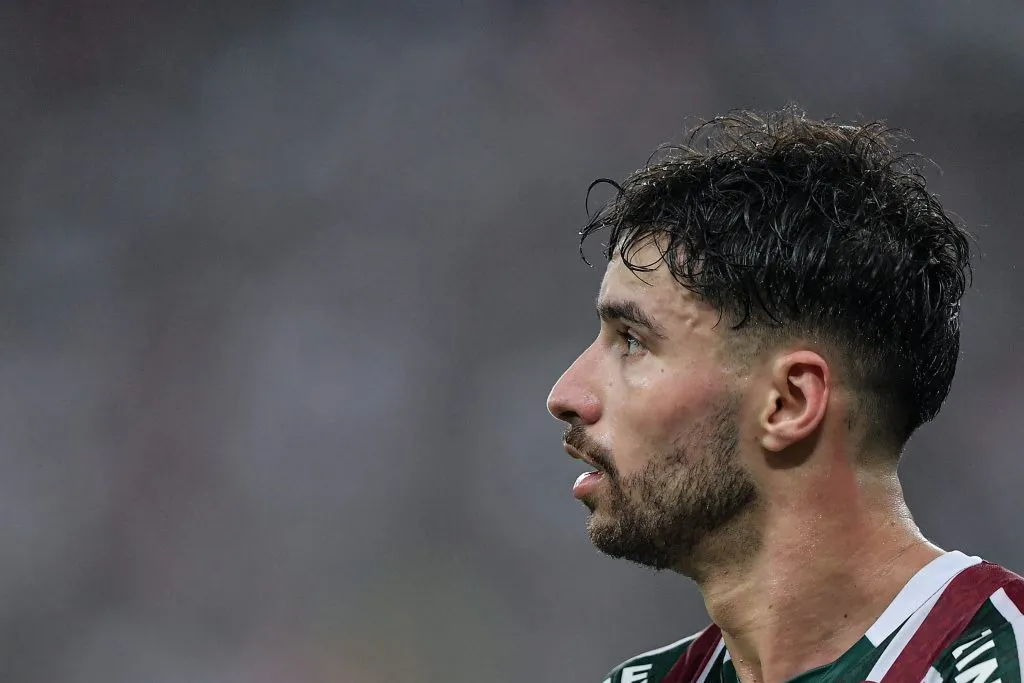 RJ – RIO DE JANEIRO – 20/08/2024 – COPA LIBERTADORES 2024, FLUMINENSE X GREMIO – Martinelli jogador do Fluminense durante partida contra o Gremio no estadio Maracana pelo campeonato Copa Libertadores 2024. Foto: Thiago Ribeiro/AGIF