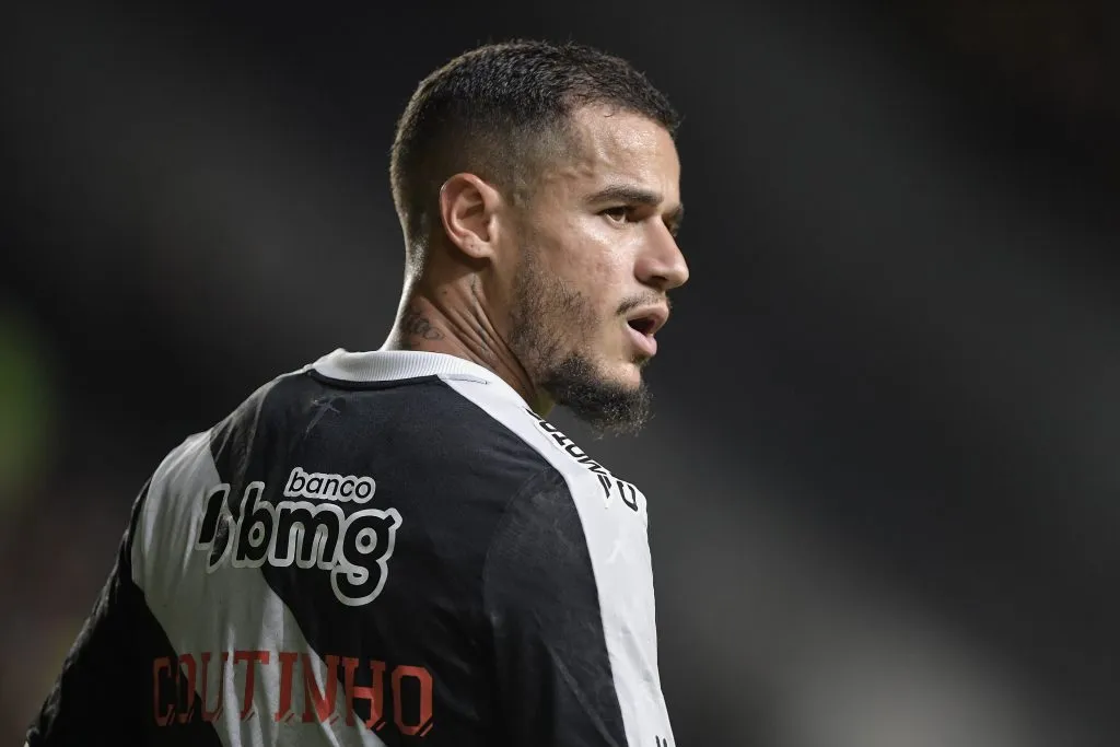 RJ – RIO DE JANEIRO – 12/04/2025 – BRASILEIRO A 2025, VASCO X SPORT – Coutinho jogador do Vasco durante partida contra o Sport no estadio Sao Januario pelo campeonato Brasileiro A 2025. Foto: Thiago Ribeiro/AGIF