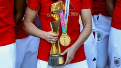 Taça da Copa do Mundo Feminina. Foto: Pablo Blazquez Dominguez/Getty Images