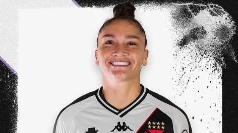 Anúncio de Juh Morais para 2025 no Vasco