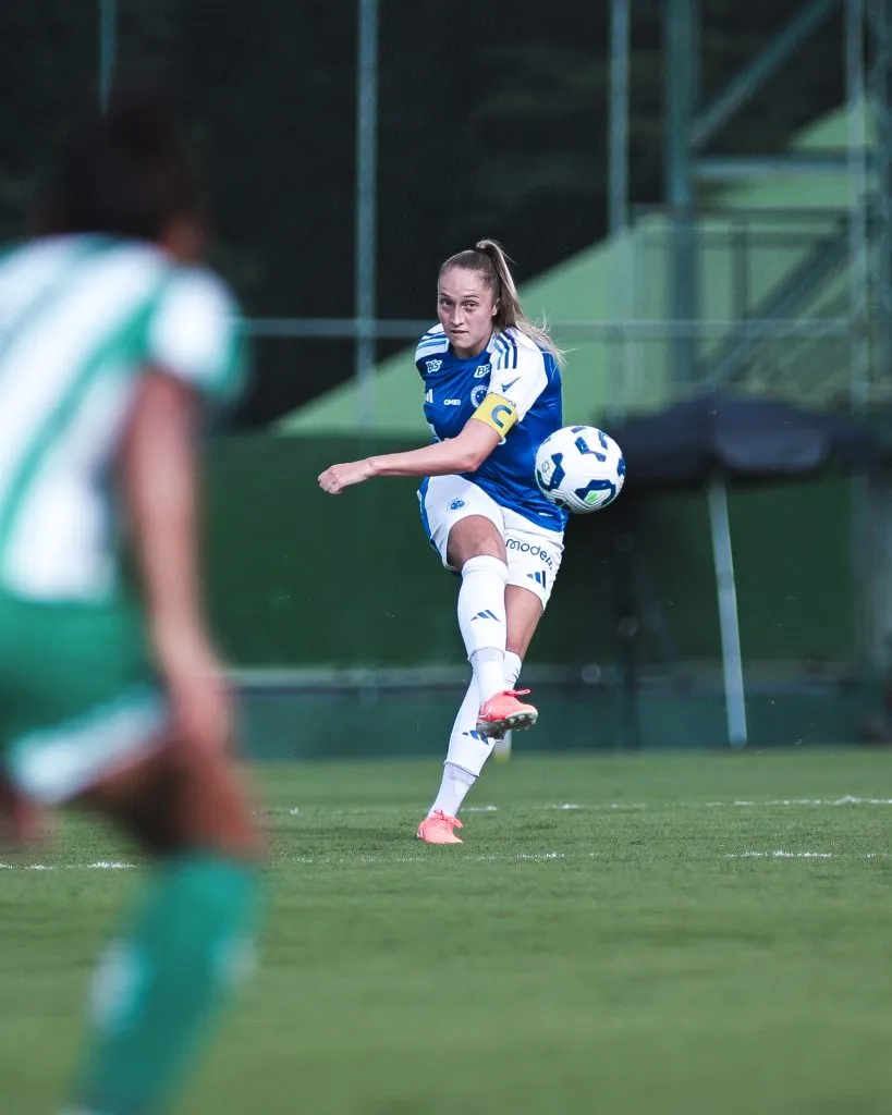 Jogadora do Cruzeiro. Foto: Gustavo Martins/Cruzeiro