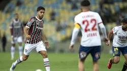 Nonato, jogador do Fluminense durante partida contra o Union Espanola no estadio Maracana pelo campeonato Copa Sul-americana 2025.
