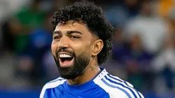 MG - BELO HORIZONTE - 14/05/2025 - COPA SUL-AMERICANA 2025, CRUZEIRO X PALESTINO - Gabigol jogador do Cruzeiro durante partida contra o Palestino no estadio Mineirao pelo campeonato Copa Sul-americana 2025.