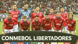 Jogadores do Nacional durante a Copa Libertadores 2025 - Foto: Walmir Cirne/AGIF