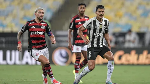 Flamengo foi superior ao Fogão nos confrontos de 2025. Foto: Thiago Ribeiro/AGIF