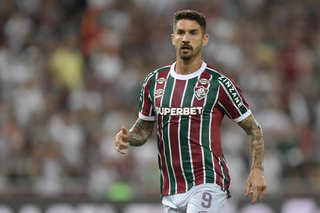 RJ – RIO DE JANEIRO – 03/05/2025 – BRASILEIRO A 2025, FLUMINENSE X SPORT – Everaldo jogador do Fluminense durante partida contra o Sport no estadio Maracana pelo campeonato Brasileiro A 2025. Foto: Thiago Ribeiro/AGIF
