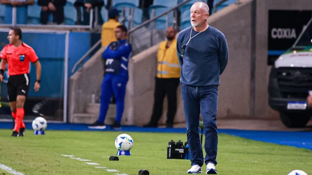 Grêmio tem três empates em cinco jogos disputados na Sul-Americana – Foto: Maxi Franzoi/AGIF