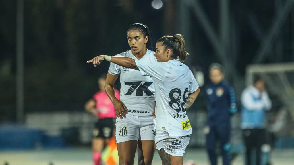 Lary e Rafa Andrade jogadoras do Santos