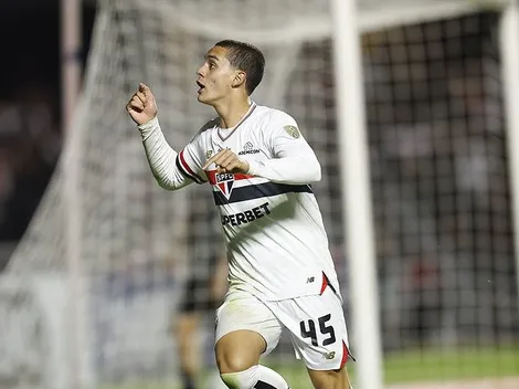 Lucca marca pelo São Paulo e faz história na Libertadores