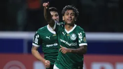 SP - SAO PAULO - 15/05/2025 - COPA LIBERTADORES 2025, PALMEIRAS X BOLIVAR - Facundo Torres jogador do Palmeiras comemora seu gol durante partida contra o Bolivar no estadio Arena Allianz Parque pelo campeonato Copa Libertadores 2025. Foto: Ettore Chiereguini/AGIF