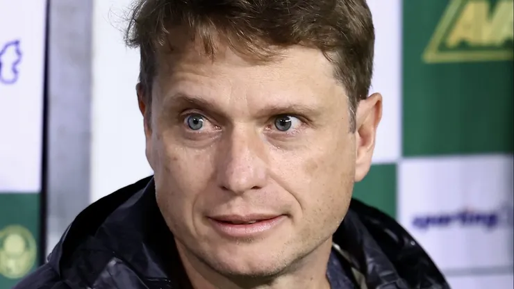 Seabra durante partida do Braga contra o Verdão no Paulistão