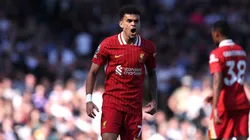 Luiz Diaz pelo Liverpool. Foto: Sportimage Ltd / Alamy Stock Photo