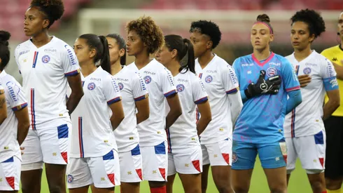 Jogadores do Bahia. Foto: Marlon Costa/AGIF