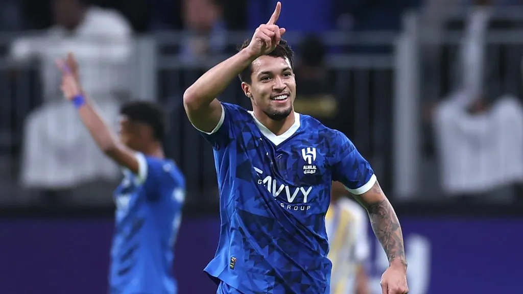 Marcos Leonardo em partida pelo Al-Hilal. Photo by Abdullah Ahmed/Getty Images