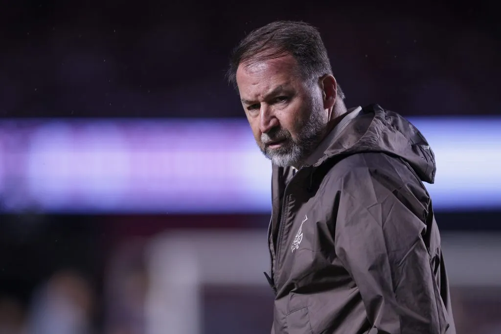 SP – SAO PAULO – 26/01/2025 – PAULISTA 2025, SAO PAULO X CORINTHIANS – Augusto Melo presidente do Corinthians durante partida contra o Sao Paulo no estadio Morumbi pelo campeonato Paulista 2025. Foto: Ettore Chiereguini/AGIF