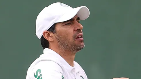 Abel Ferreira durante treinamento na Academia de Futebol. Foto: Cesar Greco/SEP
