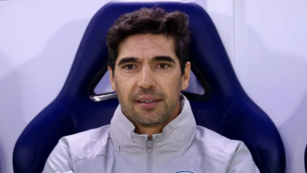 Abel Ferreira durante partida. Foto: Marcello Zambrana/AGIF