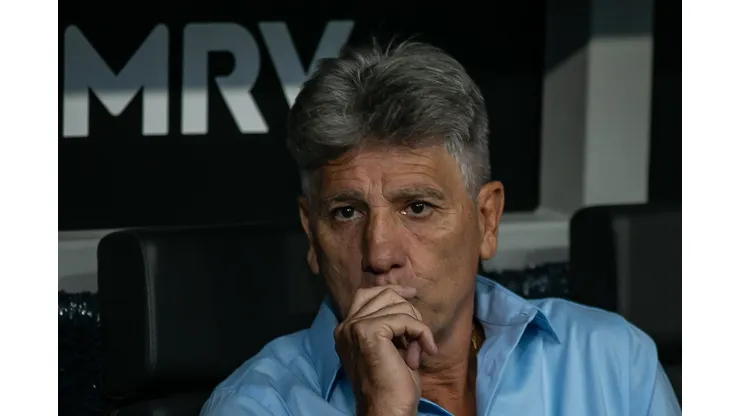 Renato Gaucho técnico do Fluminense durante partida contra o Atlético-MG no estádio Arena MRV pelo campeonato Brasileiro A 2025. Foto: Fernando Moreno/AGIF