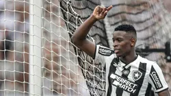 Luiz Henrique, ex-jogador do Botafogo, durante partida contra o São Paulo, pelo Brasileirão Betano de 2024. Foto: Thiago Ribeiro/AGIF.