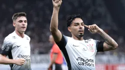 Matheus Bidu jogador do Corinthians comemora seu gol durante partida contra o Universidad Central - Foto: Marcello Zambrana/AGIF