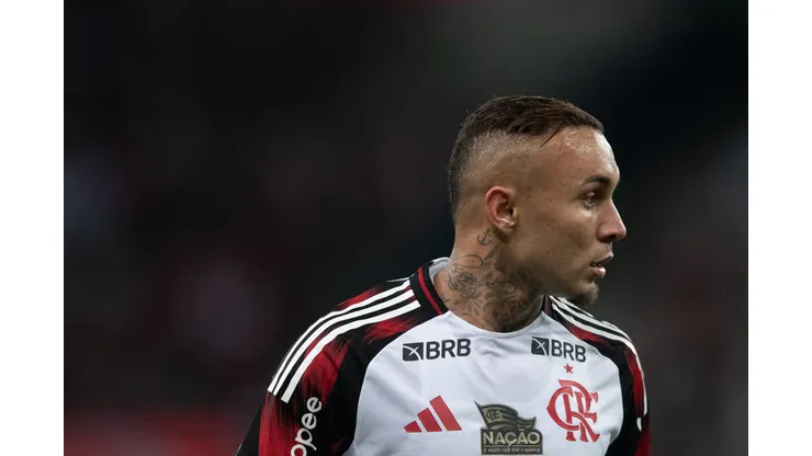 RJ - RIO DE JANEIRO - 19/04/2025 - BRASILEIRO A 2025, VASCO X FLAMENGO - Cebolinha jogador do Flamengo durante partida contra o Vasco no estadio Maracana pelo campeonato Brasileiro A 2025. Foto: Thiago Ribeiro/AGIF