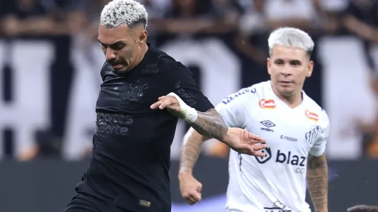 Corinthians x Santos se enfrentam na Neo Química Arena. Foto: Marcello Zambrana/AGIF