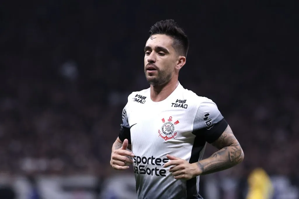 SP – SAO PAULO – 09/02/2025 – PAULISTA 2025, CORINTHIANS X SAO BERNARDO – Igor Coronado jogador do Corinthians durante partida contra o Sao Bernardo no estadio Arena Corinthians pelo campeonato Paulista 2025. Foto: Marcello Zambrana/AGIF