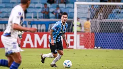 Dodi jogador do Grêmio durante partida contra o Godoy Cruz no estádio Arena do Grêmio pelo campeonato Copa Sul-americana 2025. Foto: Maxi Franzoi/AGIF