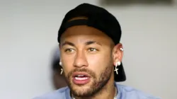 Neymar durante jogo do SFC na Vila Belmiro.