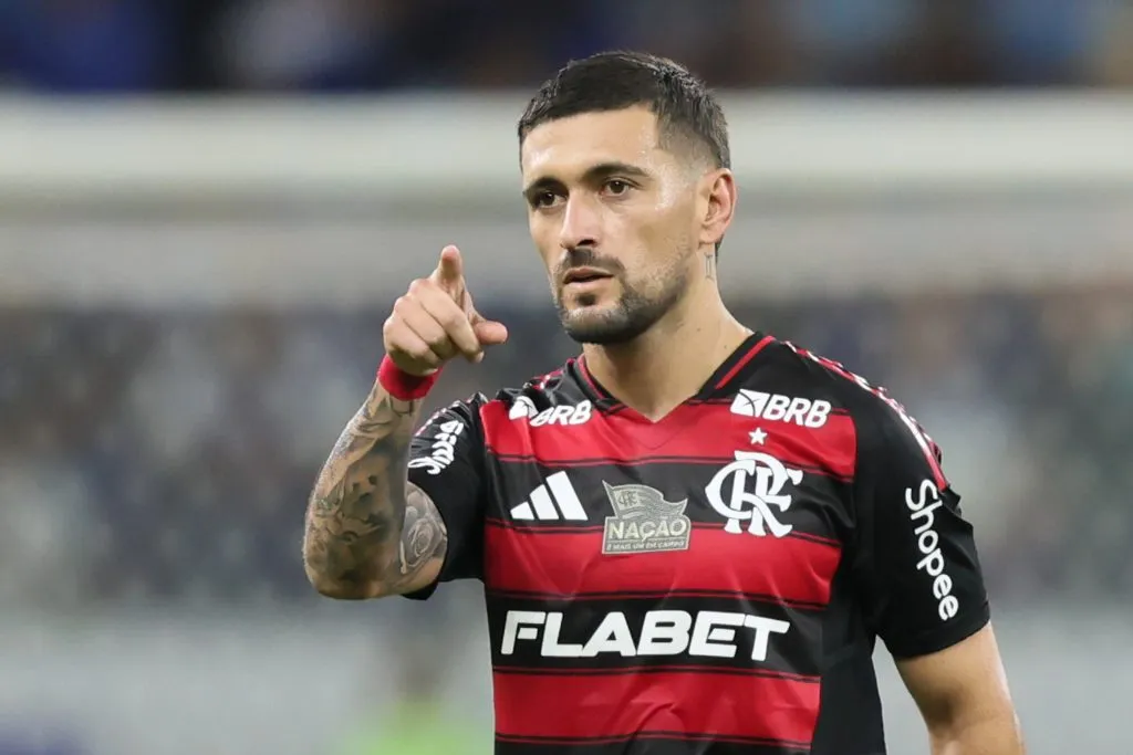 Arrascaeta é um dos artilheiros do Brasileirão 2025. Foto: Gilson Lobo/AGIF