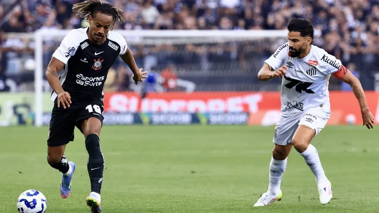 Corinthians x Santos pelo Campeonato Brasileiro A 2025. Foto: Marcello Zambrana/AGIF