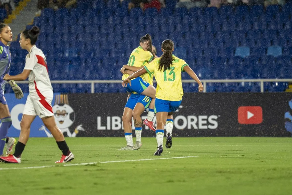 Comemoração Seleção Sub-17: Brasil x Peru. Foto: Nelson Terme/CBF