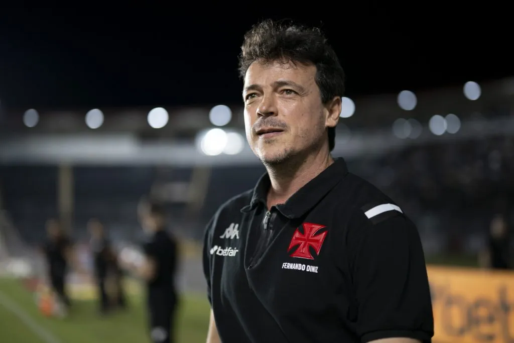 Fernando Diniz técnico do Vasco – Foto: Jorge Rodrigues/AGIF