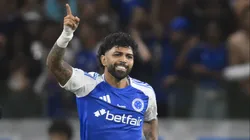 Gabigol comemora gol em partida contra Flamengo – Foto: Pedro VilelaGetty Images