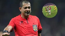 Wagner Magalhães acabou não marcando pênalti em lance polêmico do lateral Reinaldo, do Mirassol. FotoxFoto: Wagner Magalhães (AGIF); Lance (Reprodução/Premiere)