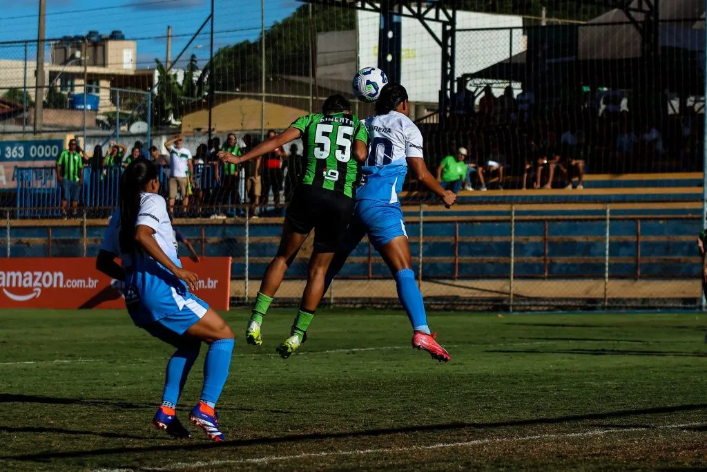 Real Brasília x América-MG em duelo pelo Brasileirão Feminino. Foto: Luã Tomasson/@tomasson.creator