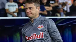 Fernando Seabra, técnico do Bragantino, durante partida contra o Palmeiras no estadio Cicero De Souza Marques pelo campeonato Brasileiro A 2025. Foto: Fabio Giannelli/AGIF
