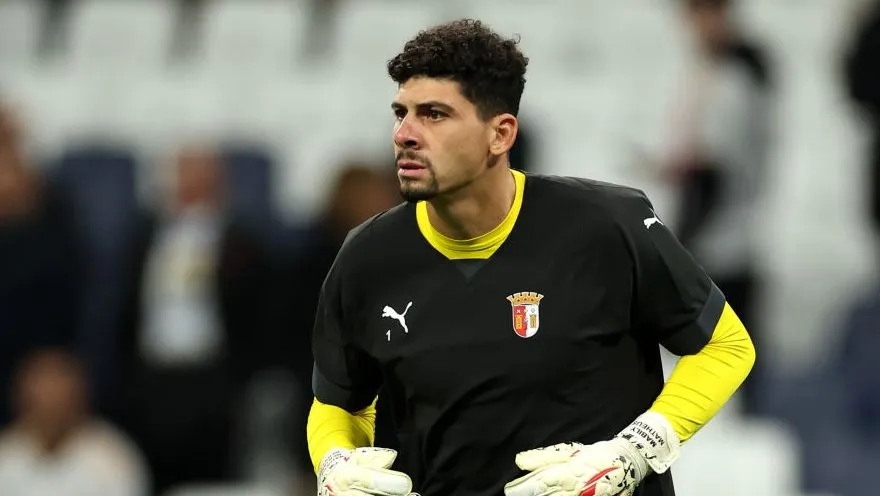 Matheus Magalhães no Braga. Foto: Florencia Tan Jun/Getty Images