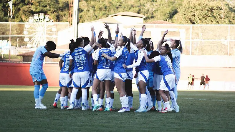 Cruzeiro feminino. Foto: Gustavo Martins/ Cruzeiro