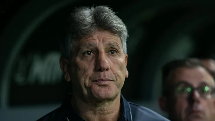 Renato Gaúcho técnico do Grêmio durante partida contra o Atlético-MG no estadio Arena MRV pelo campeonato Brasileiro A 2024. Foto: Fernando Moreno/AGIF