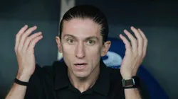 Filipe Luís, técnico do Flamengo, durante partida contra o Botafogo no estádio Maracanã pelo Campeonato Brasileiro