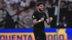 Yuri Alberto jogador do Corinthians comemora seu gol durante partida contra o Santos - Foto: Ettore Chiereguini/AGIF