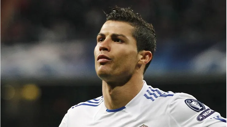Cristiano Ronaldo quando atuava no Real Madrid -